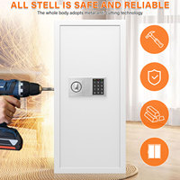Coffre-fort mural numérique électronique, boîte de sécurité dissimulée dans le mur, coffre secret avec serrure à clavier pour le stockage d'argent à domicile ou au bureau