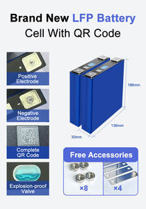 Batterie au lithium-ion 12v Volt Lifepo4 50ah 100ah 105Ah 200ah 314ah 3400ah Batterie solaire pour système de stockage d'urgence à domicile Rv/<span class=keywords><strong>pv</strong></span> - Product Image 4