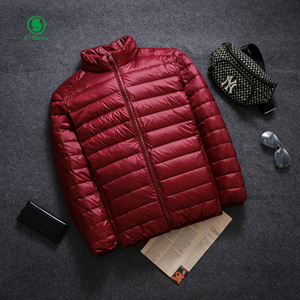 Chaquetas cortavientos ligeras de nuevo estilo, chaqueta personalizada informal para exteriores con plumón de pato blanco para hombre - Product Image 3