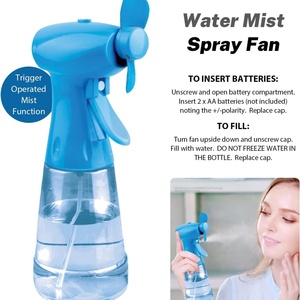 Mini Ventilador Portátil de Mano con Rociador de Agua de Enfriamiento Rápido y Función de Humidificación, Alimentado por Pilas AA, para Uso en Hoteles - Product Image 5