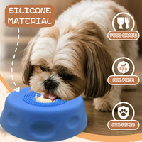 Bol à lécher pour animaux de compagnie en silicone amélioré, gamelle anti-glouton pour chiens pour friandises liquides