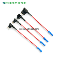 Porte-fusible Micro Standard Lowpro Mini avec adaptateur de fusible à lame pour voiture 1A-40A, fourni directement par l'usine