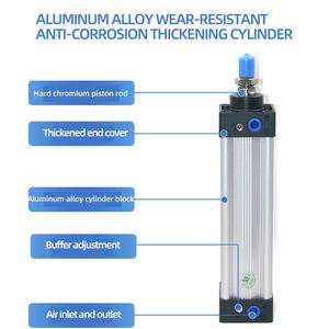 SHINYEE SU سلسلة عالية الدفع عالية الجودة أجزاء هوائية كبيرة تتحمل مكبس اسطوانة الهواء الهوائية - Product Image 2