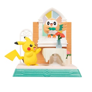100% Original Versión Japonesa Pokémon <span class=keywords><strong>Pikachu</strong></span> Amigo Caja Sorpresa Juguete Figura Coleccionable Móvil de Fibra de Poliéster Ecológica y Adorable - Product Image 1