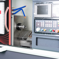 Système de contrôleur GSK d'approvisionnement d'usine, Mini tour CNC, acier plastique en laiton Alu de coupe de métal, facile à utiliser