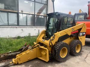 Cargadora de Ruedas CAT 246D de 74 HP con Motor de 4000 KG para Manejo de Materiales en Obras de Construcción - Product Image 4