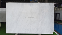 Carreaux de marbre blanc Kavala poli, 18 mm, pierre naturelle grecque blanche, revêtement mural et de sol pour projets hôteliers de luxe