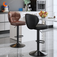 Chaises de bar, tabourets hauts, chaises réglables pour la maison, chaises de bar de luxe léger, chaises à dossier, tabourets de bar, tabourets hauts