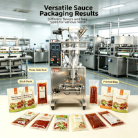 Machine d'emballage automatique de liquides en acier inoxydable avec système de remplissage et de scellage VFFS pour la production de sauces, d'eau et de jus