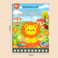 Livre de coloriage et d'apprentissage pour enfants 3+ : Connecter les points, traçage des chiffres, dessin point par point