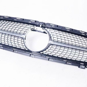 Mercedes-Benz E-Class 213 Grille Black And Silver ABS Plastic Front Bumper Modification Part - Product Image 4