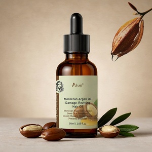 Aceite de Argán de Marruecos para el Tratamiento del Cabello, Aceite de Jojoba, Queratina Hidrolizada, Protección contra el Calor, Aceite Nutritivo Reparador para Cabello Dañado - Product Image 1