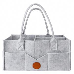 Organizador de Pañales para Bebé, Bolsa de Almacenamiento Portátil para Guardería y Auto, con Compartimento para Toallitas y Juguetes - Product Image 3