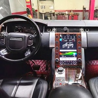 Lecteur vidéo de voiture, GPS Android, Mirror Link, Android Auto, aide au recul, caméra de recul, écran tactile, Land Rover Range