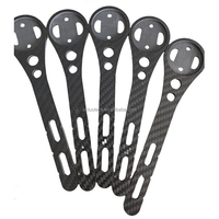 Lasergesneden geïntegreerde carbon fiber code-tafelverlengingsbeugel op maat gemaakte CNC-freesbewerking 3K carbon fiber RC ruimtevaart frame onderdelen
