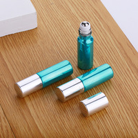 Flacons roll-on UV de luxe en verre bleu pour huile Attar 5ml 10ml