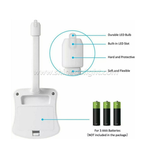 Lumière de <span class=keywords><strong>toilette</strong></span> intelligente à détecteur de mouvement, 16 couleurs, étanche, à induction humaine, lumière <span class=keywords><strong>LED</strong></span> de nuit, lumière de cuvette de <span class=keywords><strong>toilette</strong></span> <span class=keywords><strong>pour</strong></span> salle de bain, WC, lavabo - Product Image 2