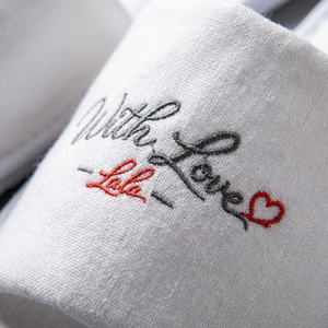 Pantuflas <span class=keywords><strong>de</strong></span> Lino Personalizadas con Logotipo para <span class=keywords><strong>Hotel</strong></span>, Pantuflas Desechables <span class=keywords><strong>de</strong></span> Punta Abierta, Pantuflas Suaves y Cómodas para Habitación <span class=keywords><strong>de</strong></span> Huéspedes, Uso en <span class=keywords><strong>Spa</strong></span> y Resort - Product Image 3