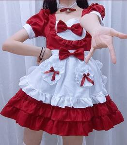 2026 RUIKE OEM Vestido de Criada Japonés <span class=keywords><strong>Sexy</strong></span> Color Crema, <span class=keywords><strong>Disfraz</strong></span> de Criada Little Sweetheart, Vestido Lolita, <span class=keywords><strong>Disfraz</strong></span> de Cosplay de Criada para Espectáculos Escénicos - Product Image 4