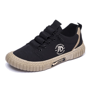 Sports Shoes, Men's Canvas Shoes, New Style, Fashionable, Breathable, Men's Casual Shoes, Trendy, Simple, Flat-bottomed <b>Sneakers</b> - Product Image 1