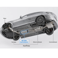 Convertidor Catalítico Universal de Alto Rendimiento 200 CPSI con Núcleo Metálico de 63.5mm para Euro 3 y Euro 4