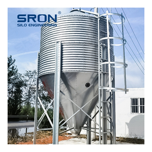Silo de acero para almacenamiento de cereales, contenedores de alimentación para ganado de fábrica, utilizado para Precio de granja - Product Image 1