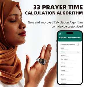 อุปกรณ์อิเล็กทรอนิกส์สำหรับสวดมนต์อิสลาม แหวนนับจำนวนการสวดมนต์อัจฉริยะ ผลิตภัณฑ์อิเล็กทรอนิกส์สำหรับนับซิกร - Product Image 5