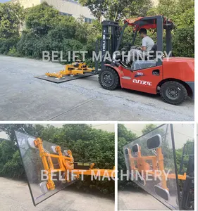 Belift 400kg 500kg 800Kg Forklift Hydraulic Powered Mini Fixture Suction Cups Vacuum Lifter