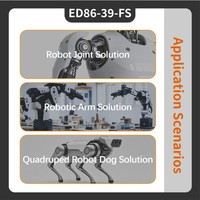 Module articulé intégré haute performance ED86-39-FS 24-72V 52Nm CANFD pour bras de robot humanoïde, système de chien quadrupède et utilisation en dispositif.