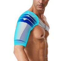 Protector de Hombro Deportivo Profesional 3D Tejido, Transpirable, Suave, Antideslizante, Ligero, de Alta Compresión, para Gimnasio y Running