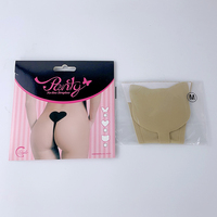 섹시하고 핫한 여성용 로우라이즈 솔리드 우븐 캣테일  thong 팬티, 접착식 친환경 통기성 C thong 및 G 스트링 팬티