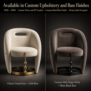 Chaise de salle à manger en acier inoxydable doré, rembourrée en velours, légère, pour la maison, l'hôtel, le bureau et la cuisine – Nouveauté très demandée - Product Image 3