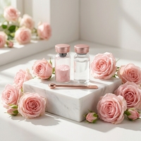 Poudre de Luxe Éclat Rose aux Exosomes 120mg – Kit Activateur d'Hydratation Cutanée pour un Teint Rayonnant