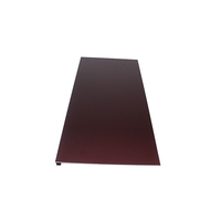 Lámina de Aluminio Anodizado Satinado Rojo Borgoña Intenso 5052 5005 de 0.5mm a 3mm con AA20 AA25 para Fachadas de Hoteles de Lujo e Interiores Premium