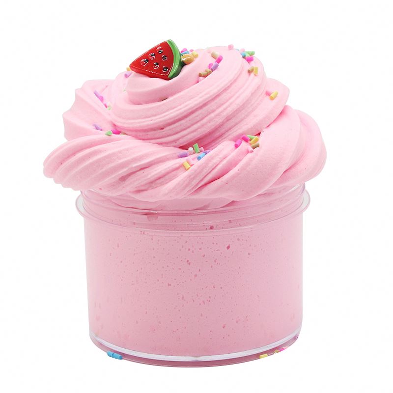 Lay Polimer Clay Slime Mud Cotton Mud Slime 200ml Cherry Slime Toy Clay Wholesale Polymer