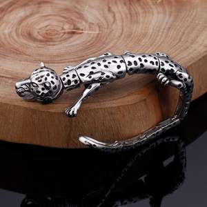 KALEN Hip Hop Crocodile Tigre Léopard De Haute Qualité En Acier Inoxydable Bracelet Pour Hommes KB104111-<span class=keywords><strong>BD</strong></span> - Product Image 3