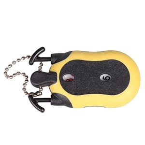 Usine <span class=keywords><strong>Prix</strong></span> Personnalisé Logo Jaune Rouge Noir Portable <span class=keywords><strong>Mini</strong></span> <span class=keywords><strong>Golf</strong></span> 2 En 1 Buteur avec Porte-clés - Product Image 1