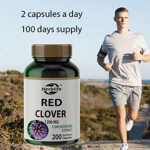 OEM / ODM trifoglio rosso 1200mg | 200 capsule | Integratore a base di erbe | Estratto di fiori | Non-ogm, senza glutine - Product Image 4