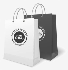 Custom Eco-Friendly Clothing Shopping Carry Bag Cardboard Shopping Boutique <b>Gift</b> <b>Cheap</b> Paper Bag with the Eyelet Punching Handle - Product Image 1
