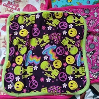 Doudou en bambou biologique à imprimé western pour nouveau-nés, respirant, bavoir, serviette à écouper et petite couverture