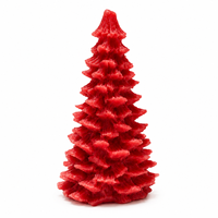Bougie parfumée en cire de soja LF faite à la main, écologique, en forme de sapin de Noël, avec logo personnalisé, pour chambre et spa