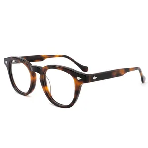 Nieuwe Mode Unieke Man Vierkant Acetaat Optische Frames Handgemaakte Bril Bril Custom Oem Brillen Monturen Voor Mannen Vrouwen