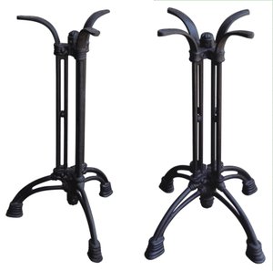 Base de Mesa de Hierro Fundido Resistente con 4 Patas para Exteriores, Restaurantes y Cafeterías - Product Image 1