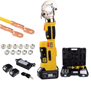 Straight-handle Hydraulic Crimping Pliers for Lithium-ion Batteries Alloy Steel 500 <b>Bar</b> Operating Pressure Jielide Brand for - Product Image 1