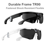 Gafas Inteligentes para Ciclismo con Cámara de 8M Píxeles, Traducción por IA, 3 Tipos de Lentes, Micrófonos Duales con Cancelación de Ruido, Llamadas Manos Libres para Deporte