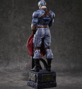 Estatua <span class=keywords><strong>de</strong></span> Resina <span class=keywords><strong>de</strong></span> Capitán América <span class=keywords><strong>de</strong></span> Alta Definición con Escudo, Figura Coleccionable <span class=keywords><strong>de</strong></span> <span class=keywords><strong>Marvel</strong></span> Avengers para Exhibición en Escritorio y Regalo - Product Image 4
