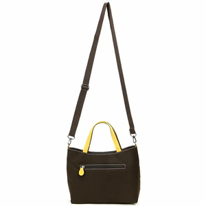 Bolso de lona de gran capacidad para mujer, clásico, a rayas, informal, para compras, bolso de hombro tipo mensajero - Product Image 3