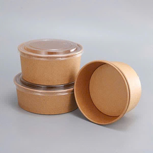 Bol en papier commercial 480 ml, contenant alimentaire jetable pour café, restaurant, traiteur et plats à emporter, usine OEM ODM - Product Image 1