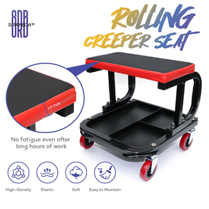 Prezzo di fabbrica meccanico di rotolamento sgabello lavaggio Auto meccanica sedile per Auto per la cura dell'auto polacco - Product Image 4