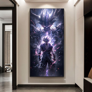 Póster Decorativo de Personajes de <span class=keywords><strong>Anime</strong></span> y Dibujos Animados, Arte para Colgar en la Pared, Decoración para Pasillo, Arte Infantil para Pared - Product Image 4